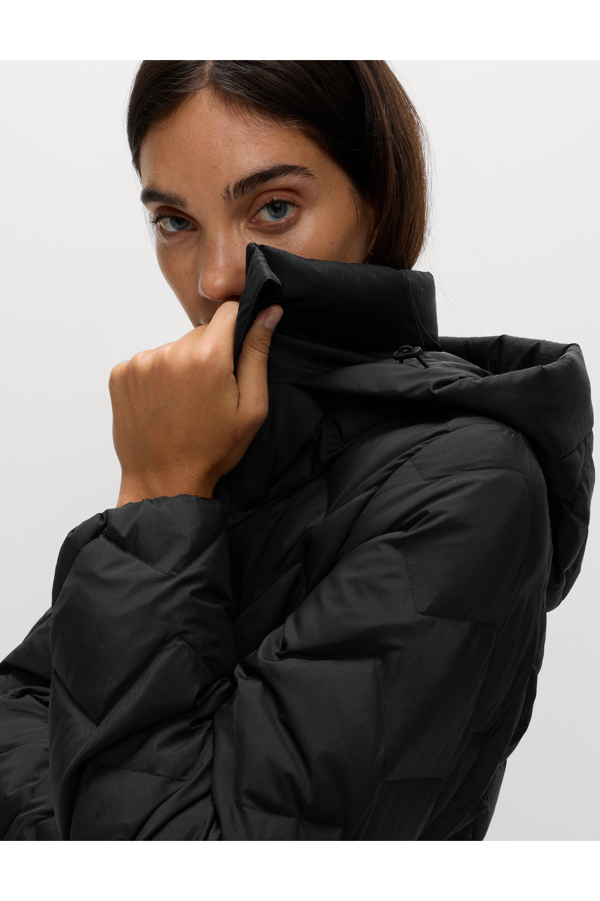 Marks & Spencer  Kaz Tüyü Dolgulu Kapitoneli Mont - Görsel 3