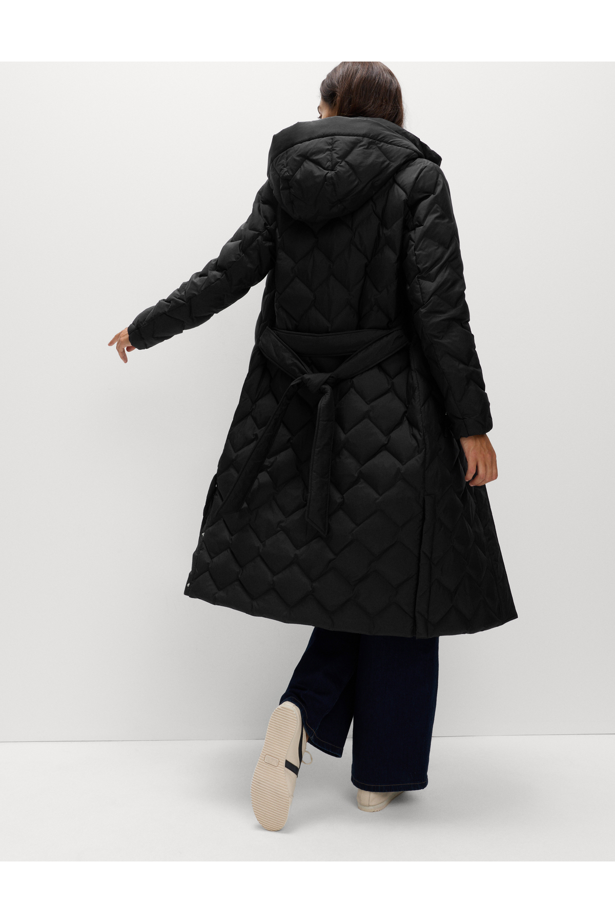 Marks & Spencer  Kaz Tüyü Dolgulu Kapitoneli Mont - Görsel 6