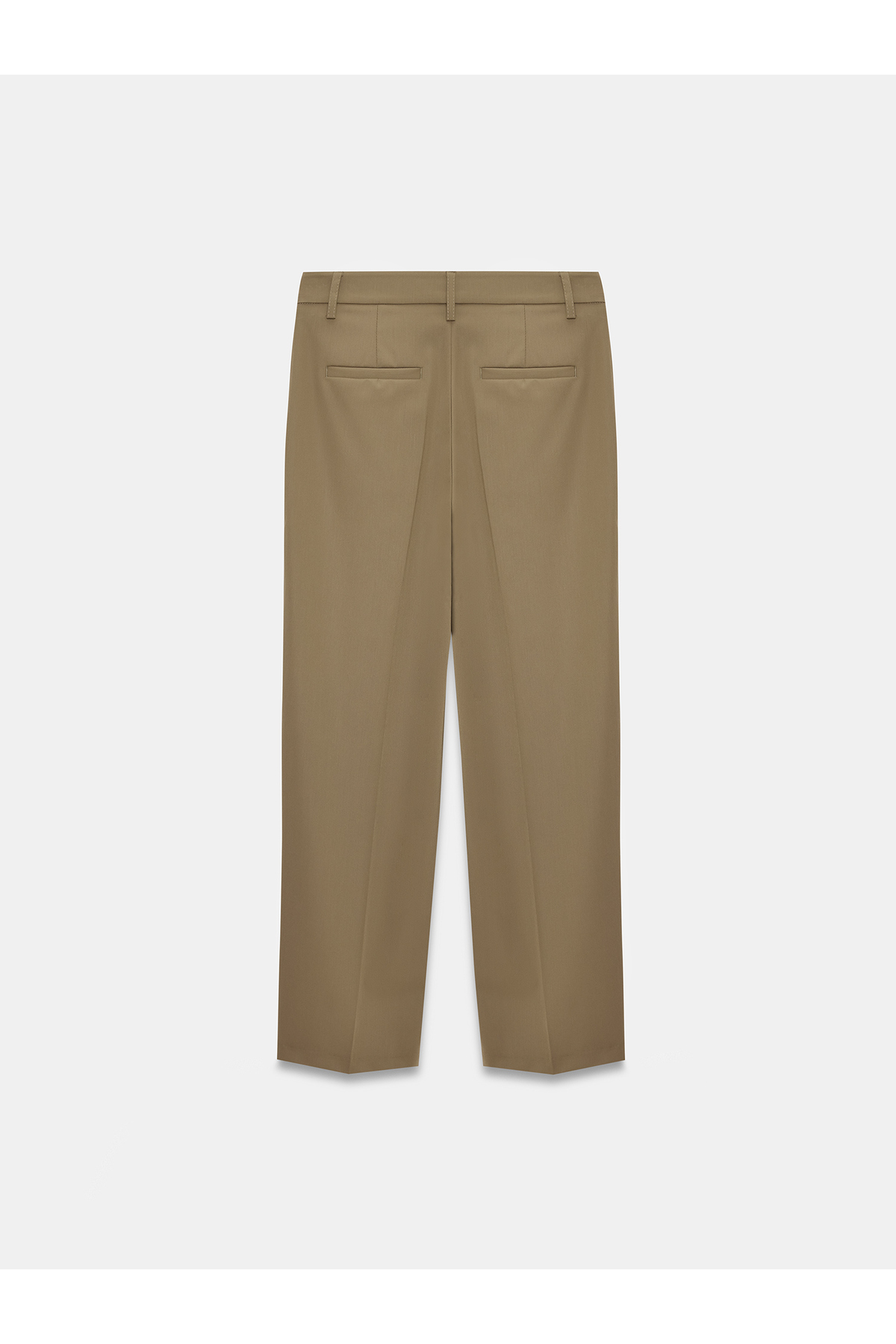 Dilvin  72251 Pensli Düz Paça Pantolon-Toprak - Görsel 6