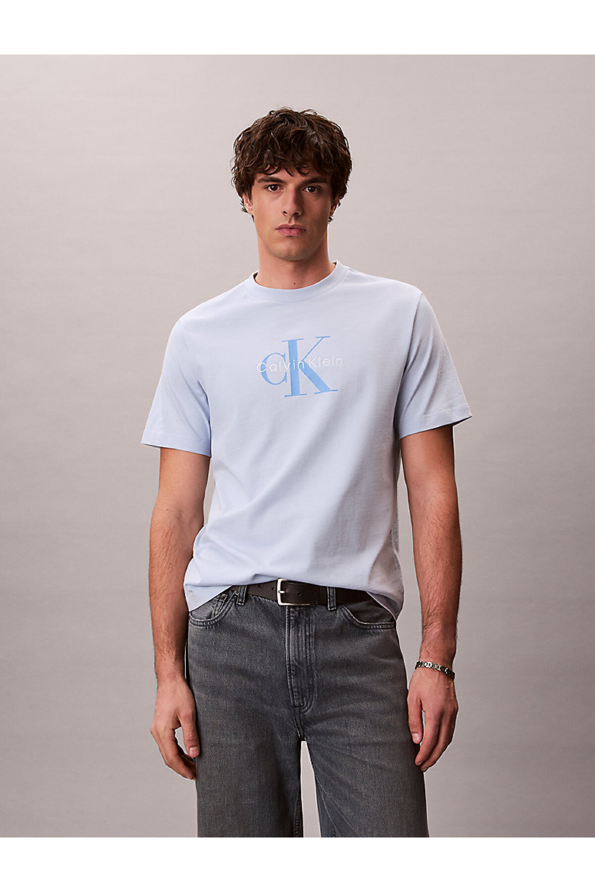 تیشرتمردانهCalvin Kleinآبی