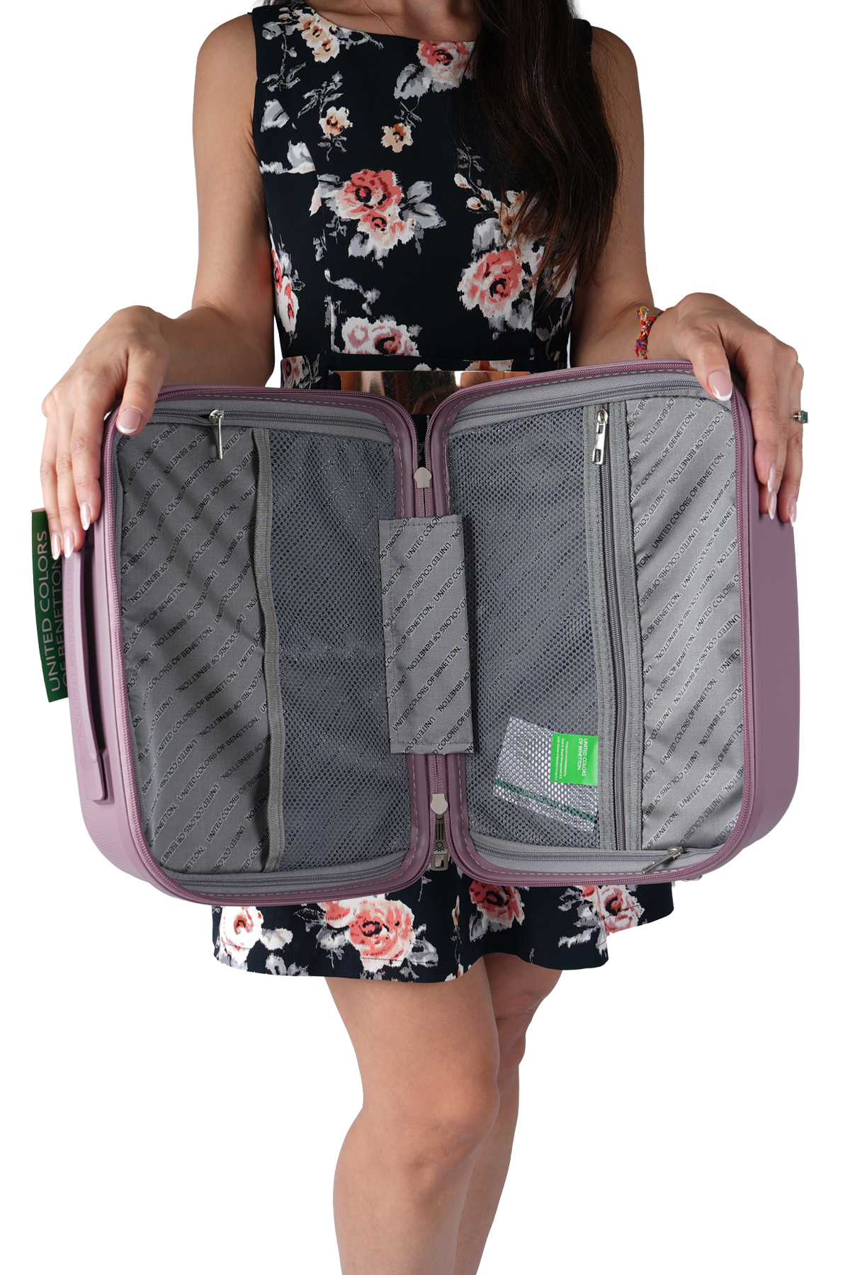 United Colors of Benetton  14BNT1770 60. YIL ÖZEL SERİ KABİNBOY+MAKYAJ ÇANTASI 2,Lİ SET - Görsel 8