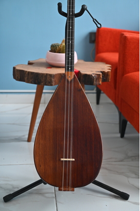 ayışığı Uzun sap bağlama (Ceviz+maun+akçaağaç) Kılıf hediyeli