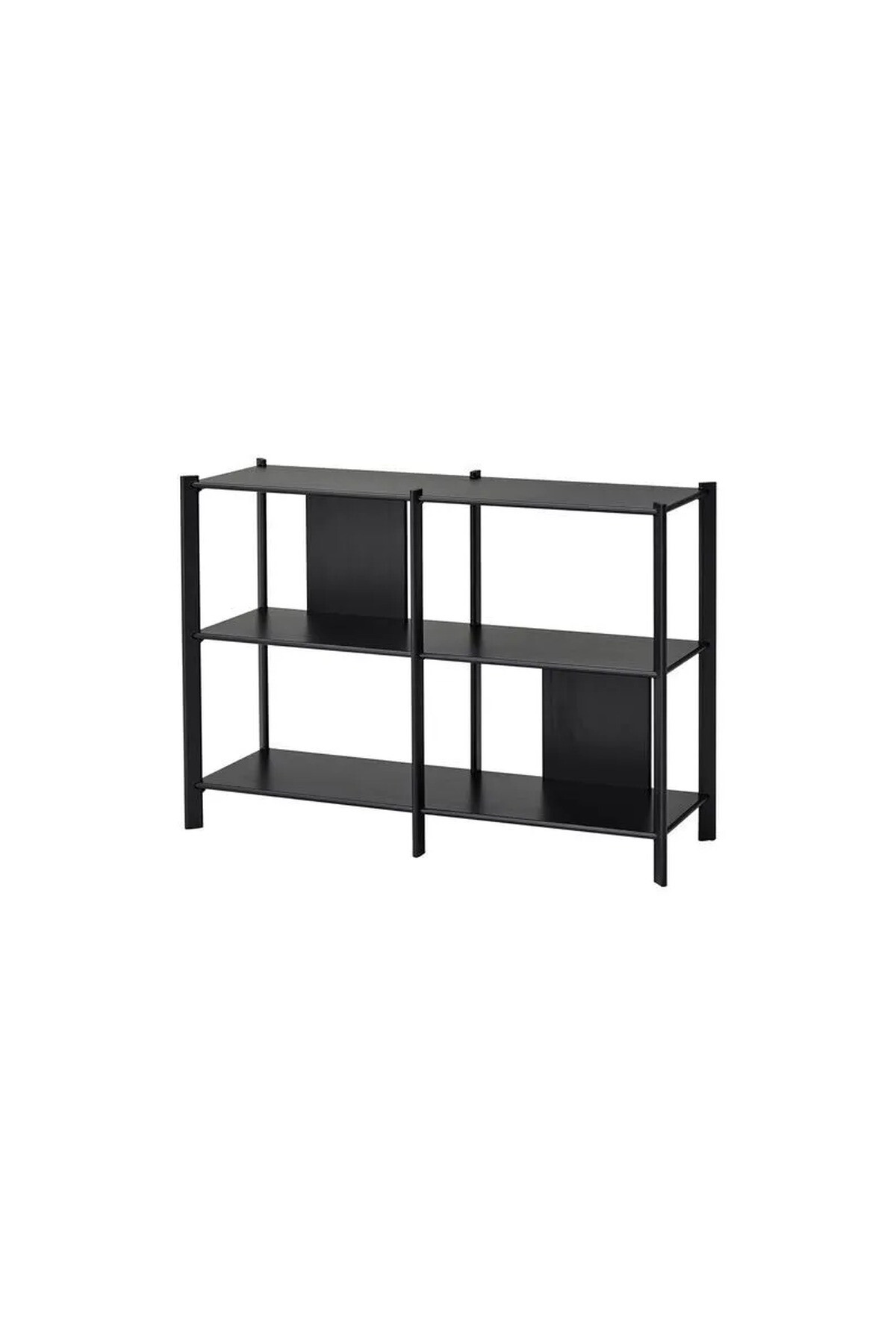 IKEA JÄTTTESTA ブラック 収納ラック 120x40x85 cm IKEA JATTESTA açık raf ünitesi, siyah 120x85 cm - Fiyatı, Yorumları