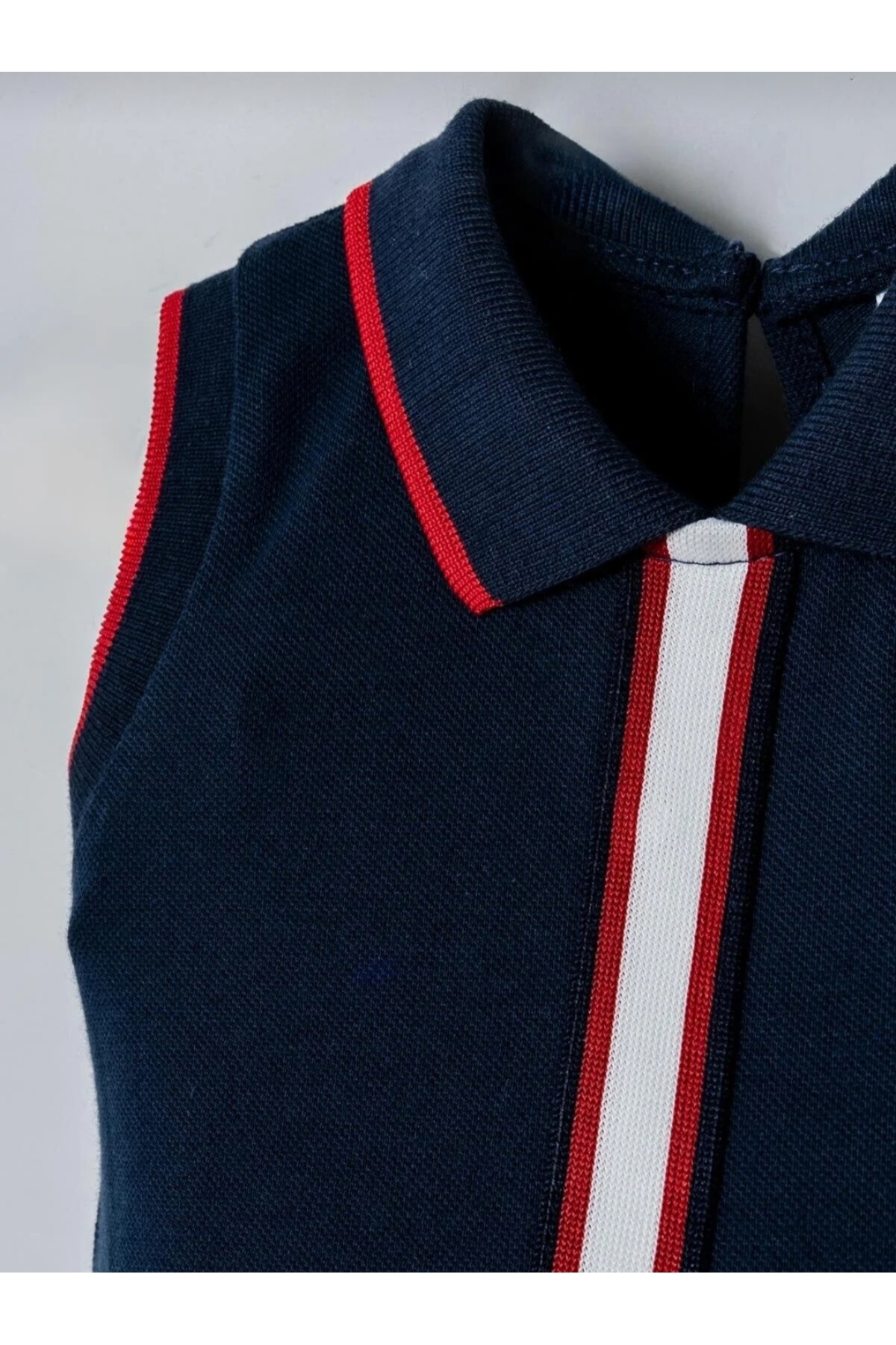 U.S. Polo Assn. KIZ BEBEK KOLSUZ POLO YAKA PİKE %100 PAMUK ELBİSE fotoğrafı 3 (önizleme)