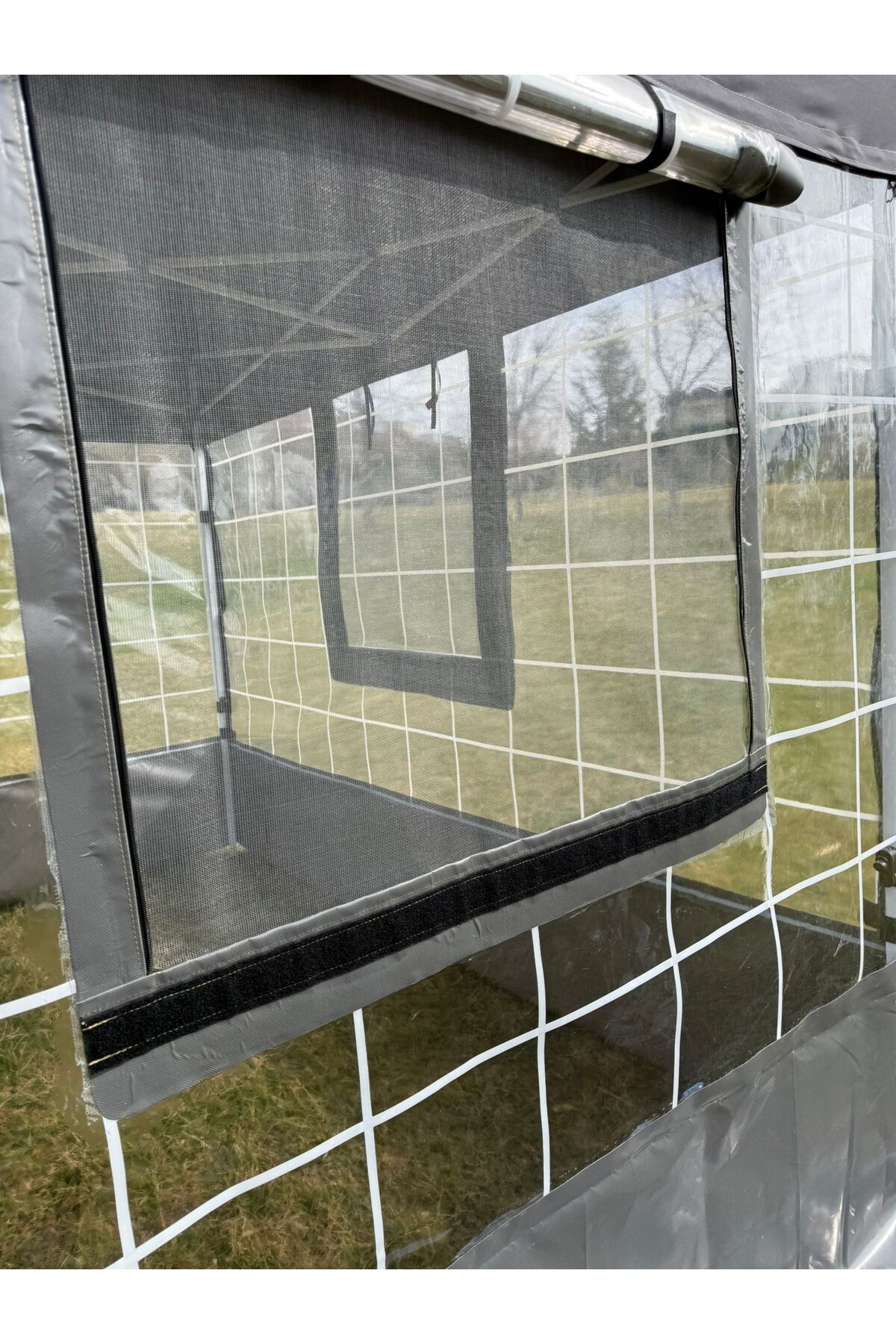 SEVİLBRANDA 3X3 GAZEBO KIŞ BAHÇESİ (Sineklikli kapı ve pencereler)