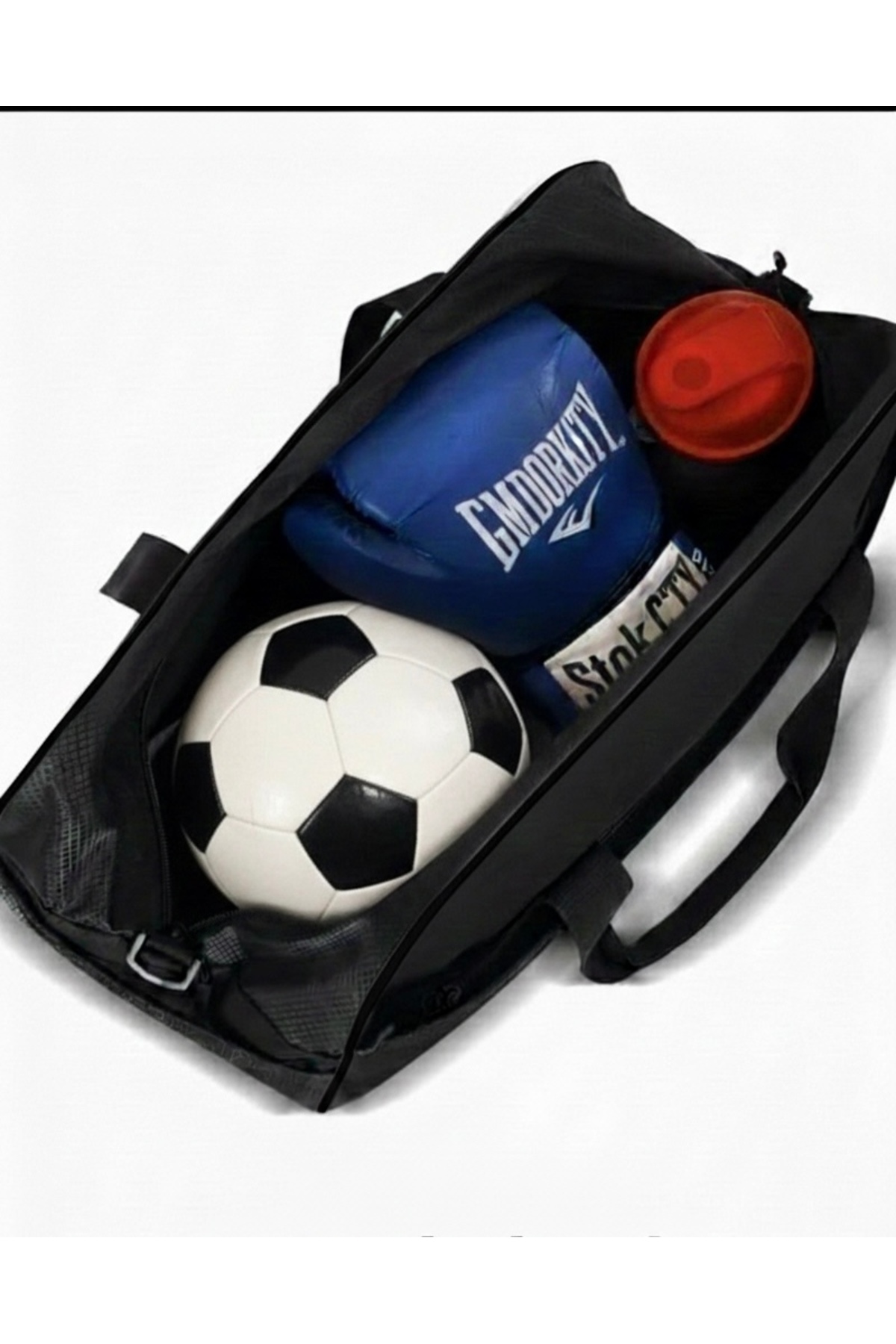 Stok CITY Ayakkabı bölmeli spor çantası voleybol futbol fitness çantası suluk bölmeli görsel 3