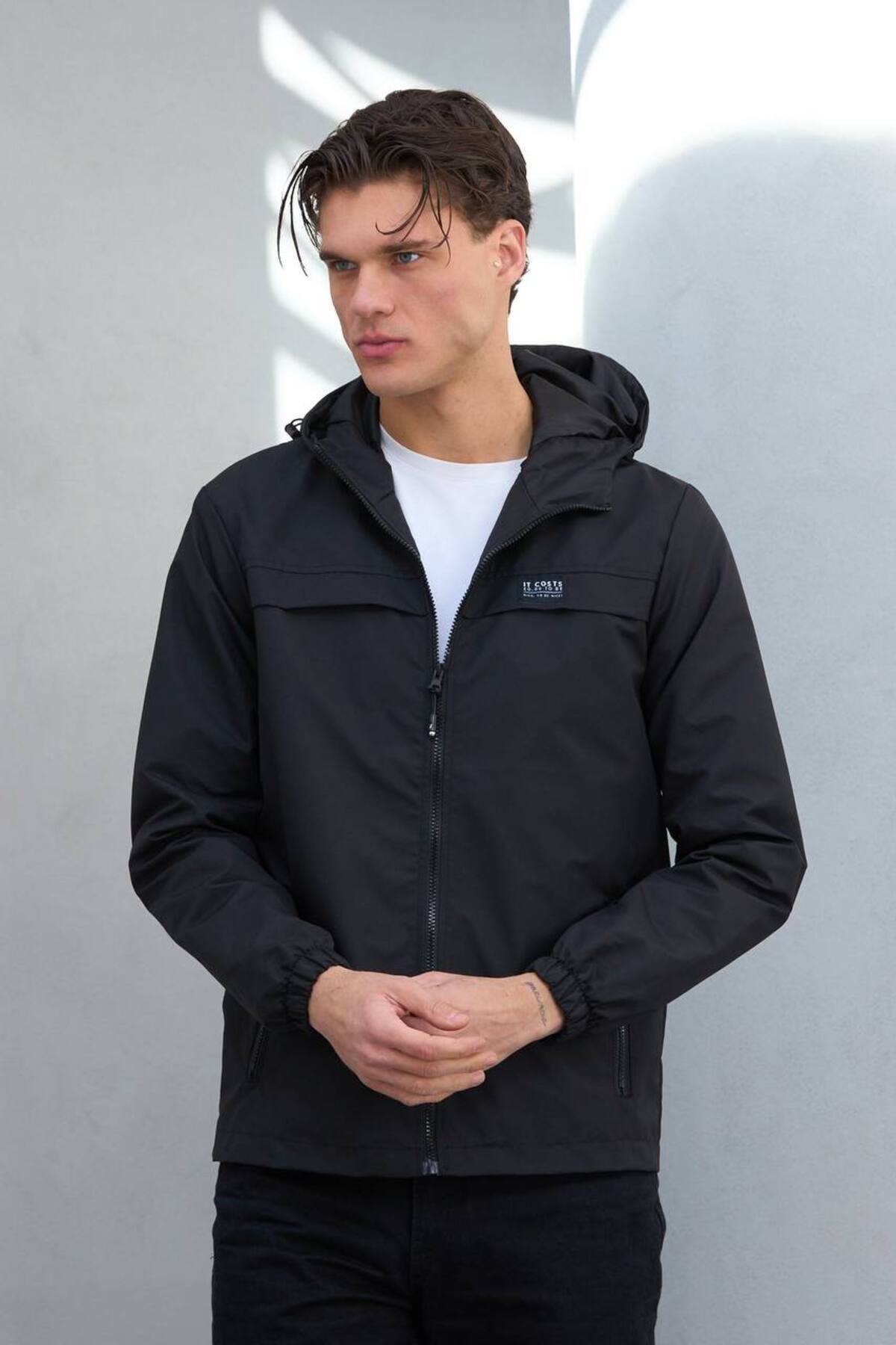 S&M CLOTHİNG  YENİ SEZON ERKEK SU & RÜZGAR GEÇİRMEZ YAĞMURLUK MEVSİMLİK CEKET - Görsel 5