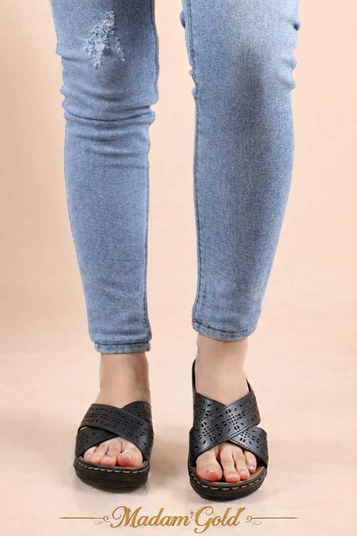 Women's Large Size Casual Out Slippers 41 42 Orthopedic Sole Anti-Slip Casual Stylish Slippers
