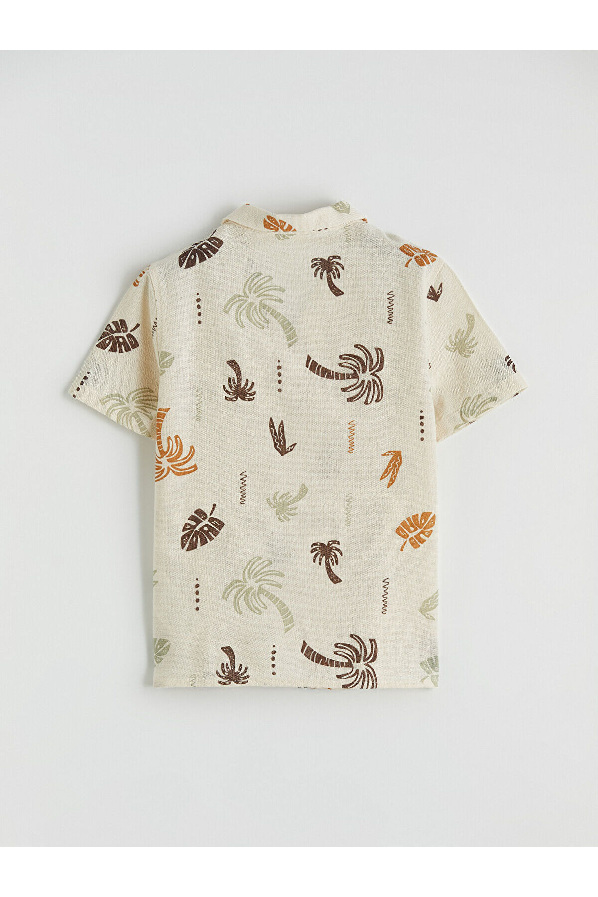 LC Waikiki M&B Collection Bej Desenli Erkek Çocuk Gömlek fotoğrafı 3 (önizleme)