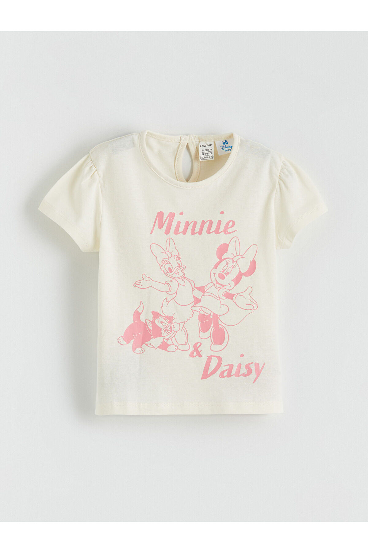 LC Waikiki Ekru Minnie Mouse Baskılı Kız Bebek Takım fotoğrafı 6 (önizleme)