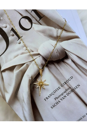 shop Kutup Yıldızı Çelik Kolye