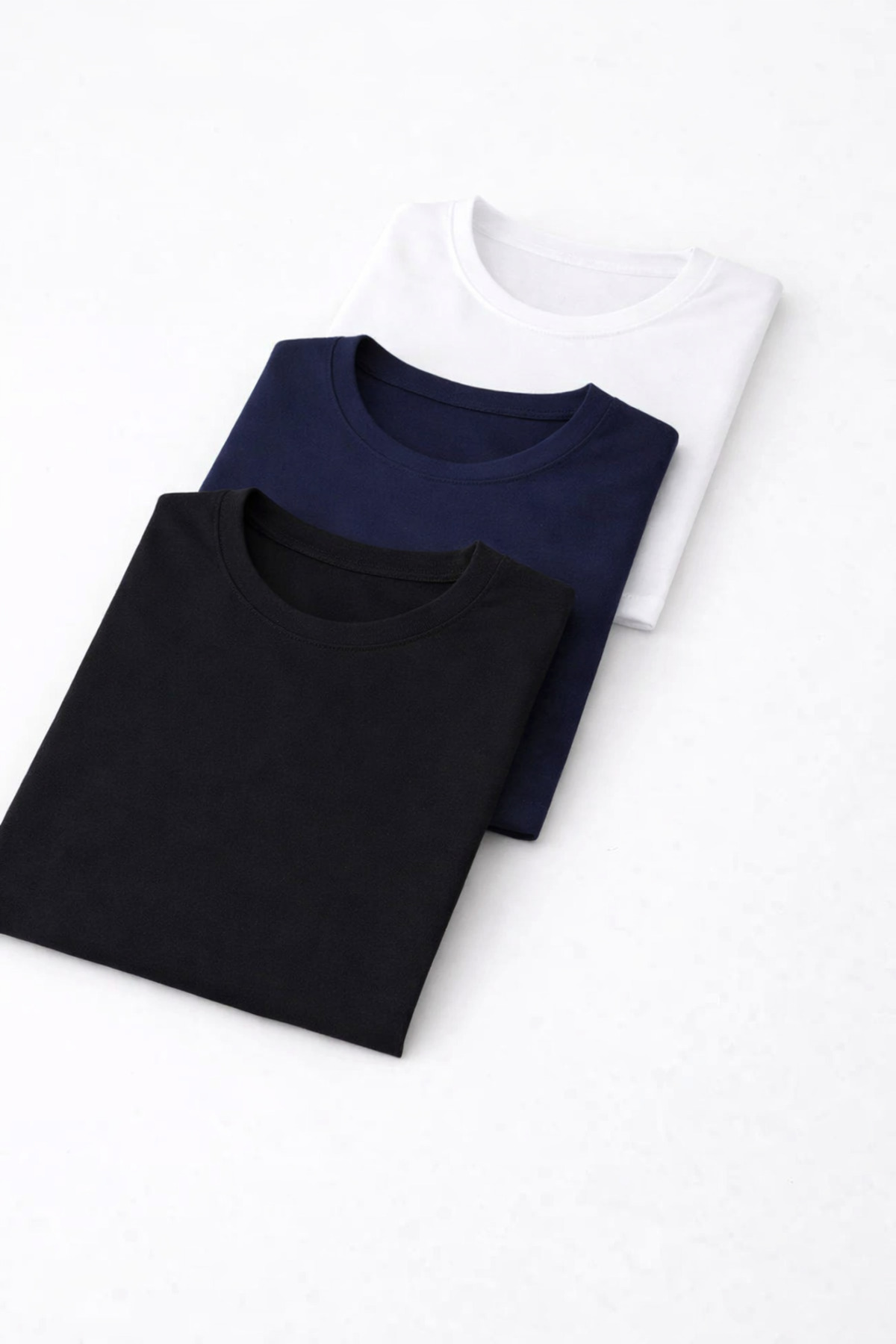 Women's Long Sleeve Crew Neck Slim 3-Piece Blouse