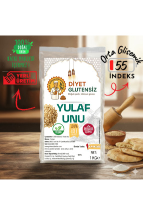 Diyet Glutensiz Glutensiz Yulaf Unu 1 KG