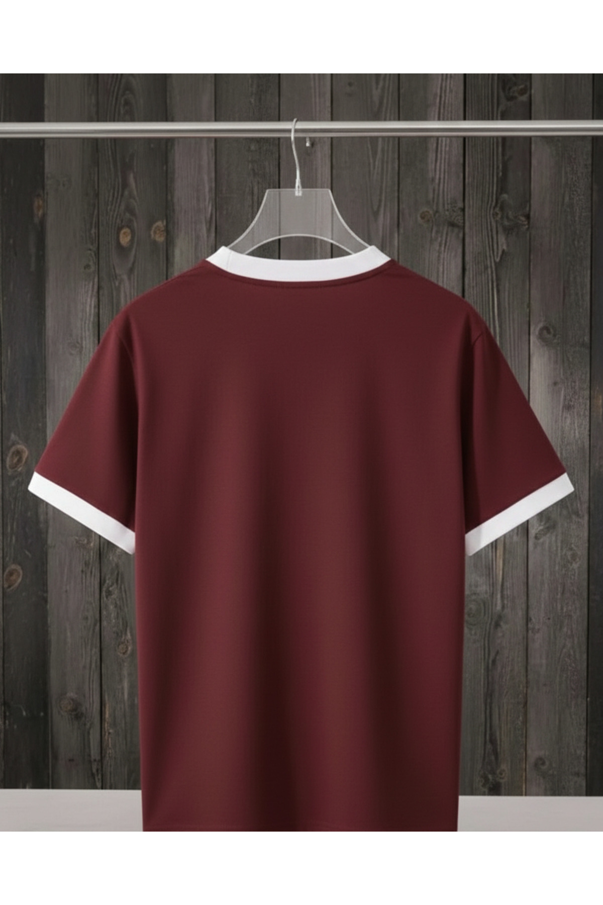 COHERENT  Unisex Erkek/Kadın Beyaz Yaka LOSANGELES Özel Baskılı Oversize Pamuklu T-Shirt Tişört - Görsel 2