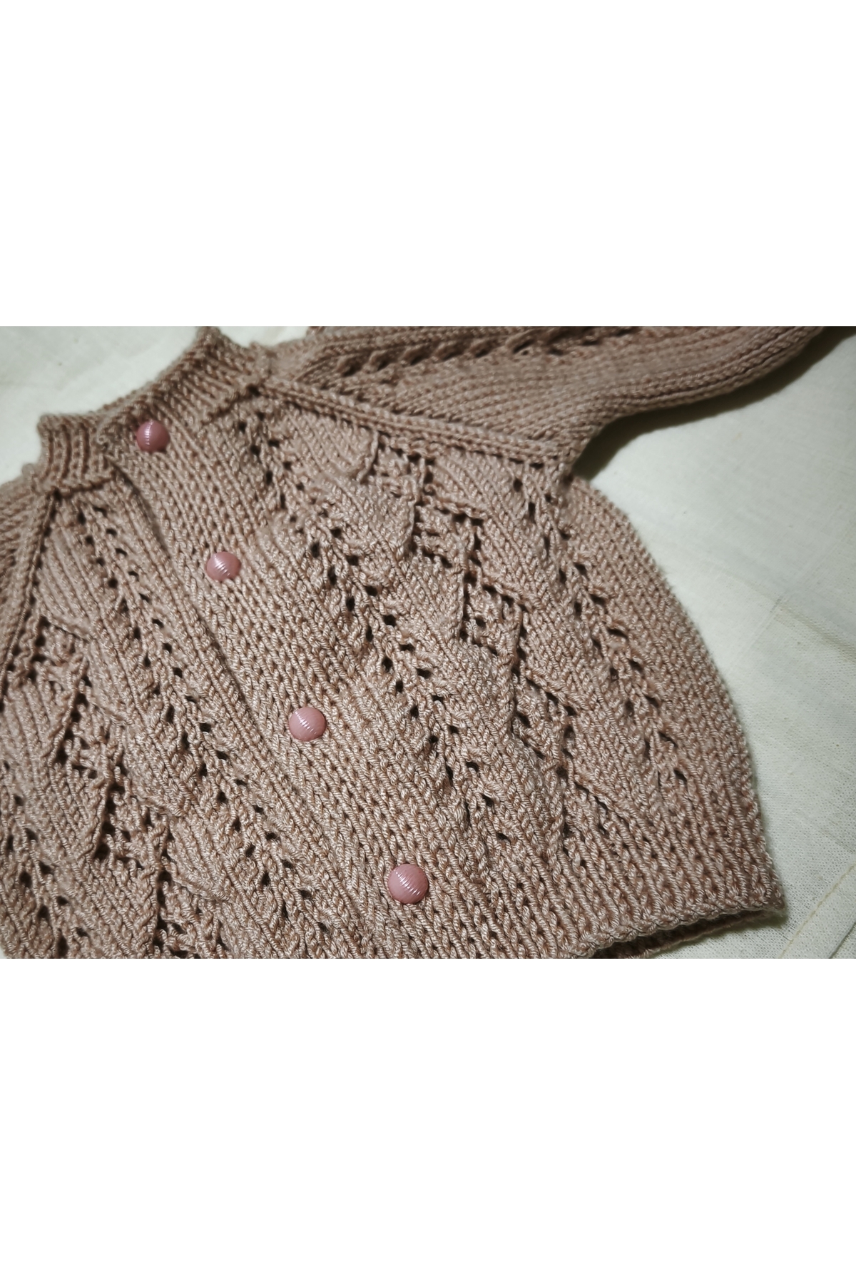 MİNOHOUSE El örgüsü erkek bebek yenidoğan hırka fotoğrafı 2 (önizleme)