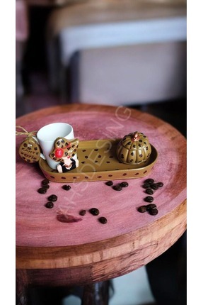 AHSDESIGN LEOPAR DESENLİ FİNCAN SETİ