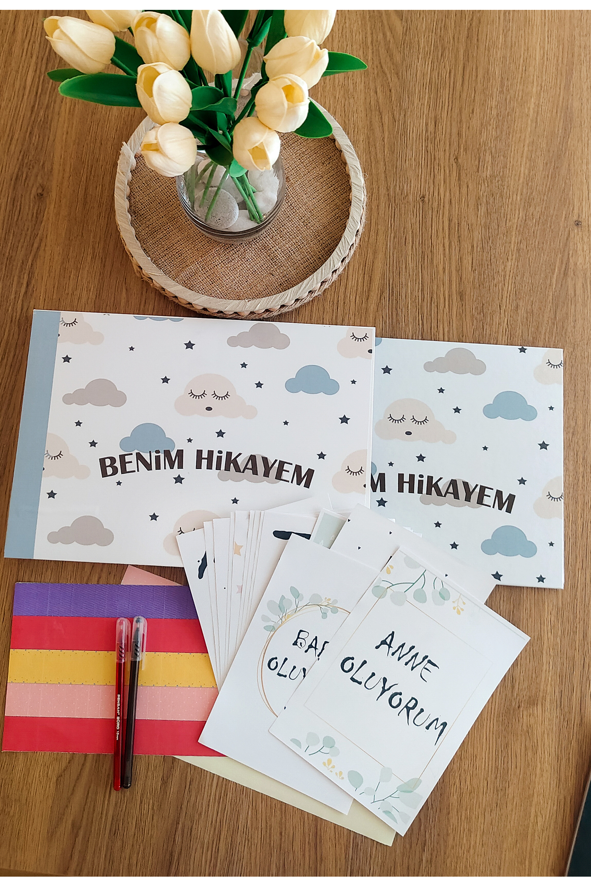 ephotox Hamilelik Ve Anne & Bebek Günlüğü + Kalem + Sticker + Anı Kartları + Kutu fotoğrafı 2 (önizleme)