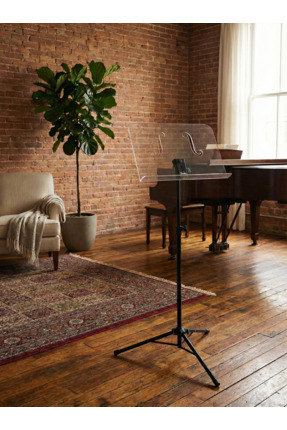 cheteen Profesyonel Şef Tipi Şeffaf Akrilik Nota Sehpası - Ayarlanabilir Meta...