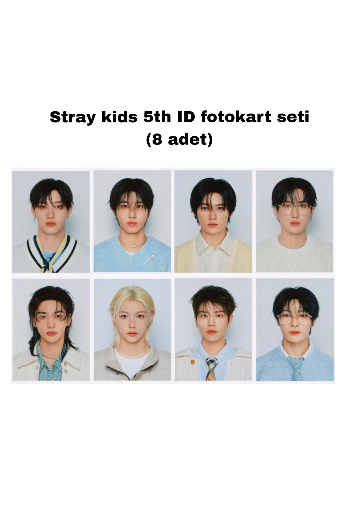 Sntay STRAY KIDS 5TH ID FOTOKART SETİ - Fiyatı, Yorumları
