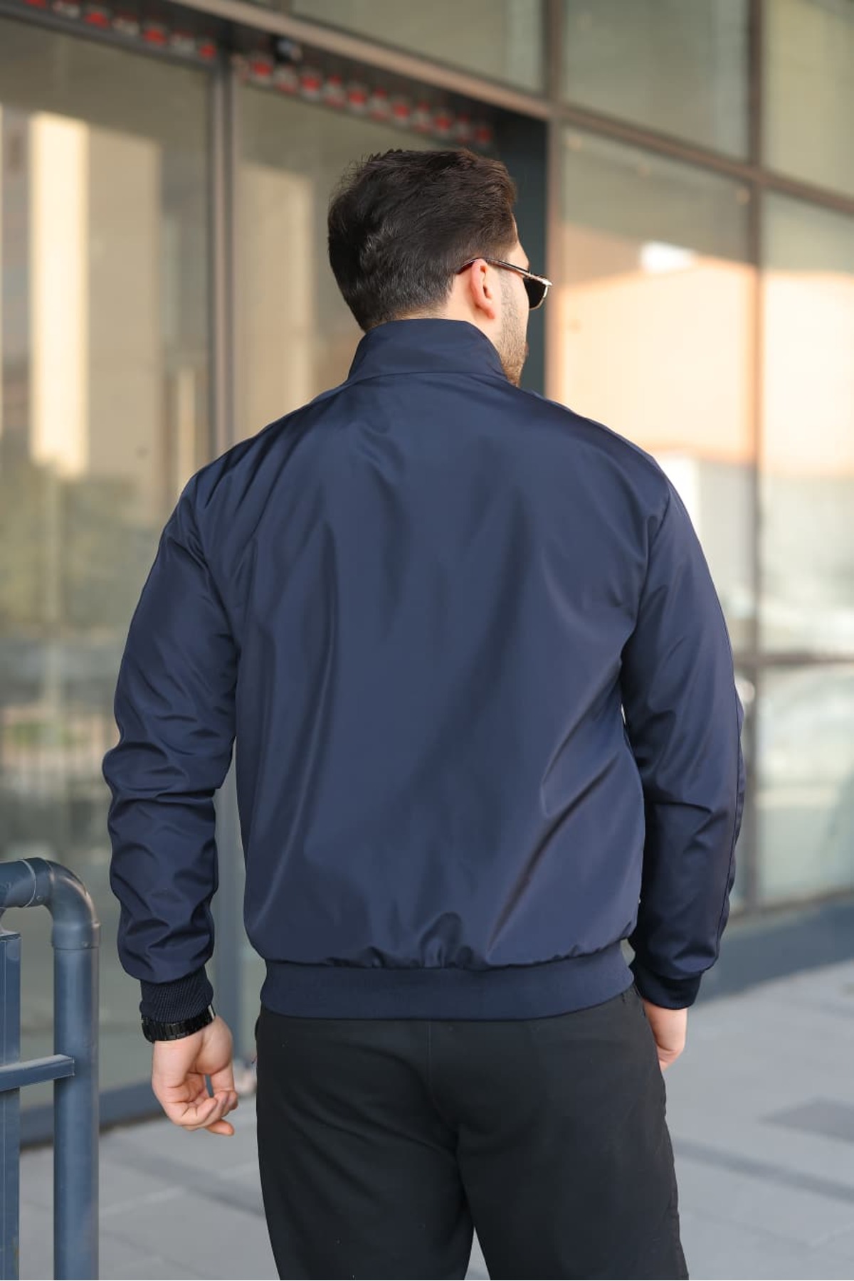 Bermuda Giyim  Erkek Lacivert Su İtici Mevsimlik Mont& Ceket - Görsel 5