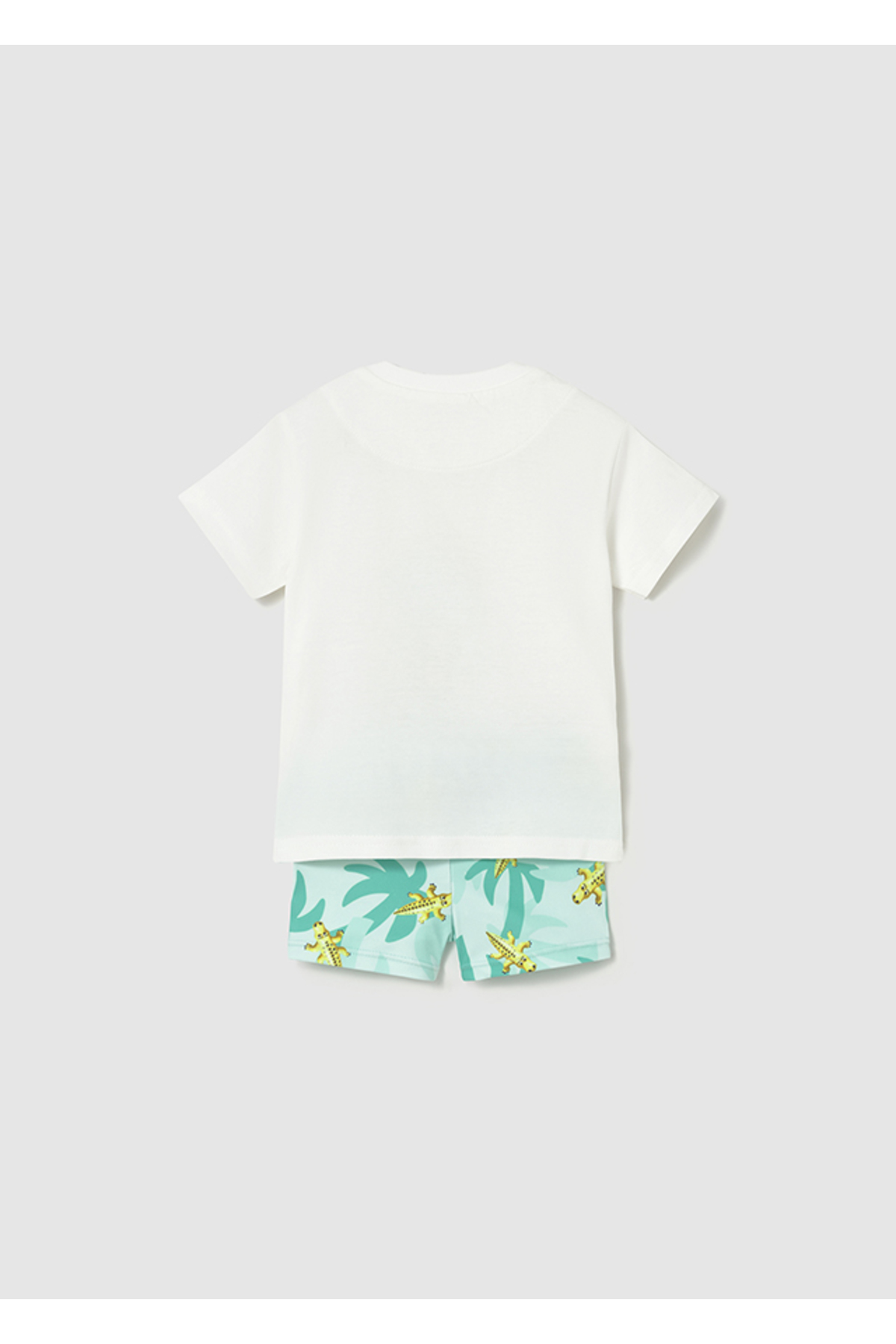 Mayoral Erkek Bebek Desenli Tişört Mayo Şort Takım 1661 fotoğrafı 3 (önizleme)