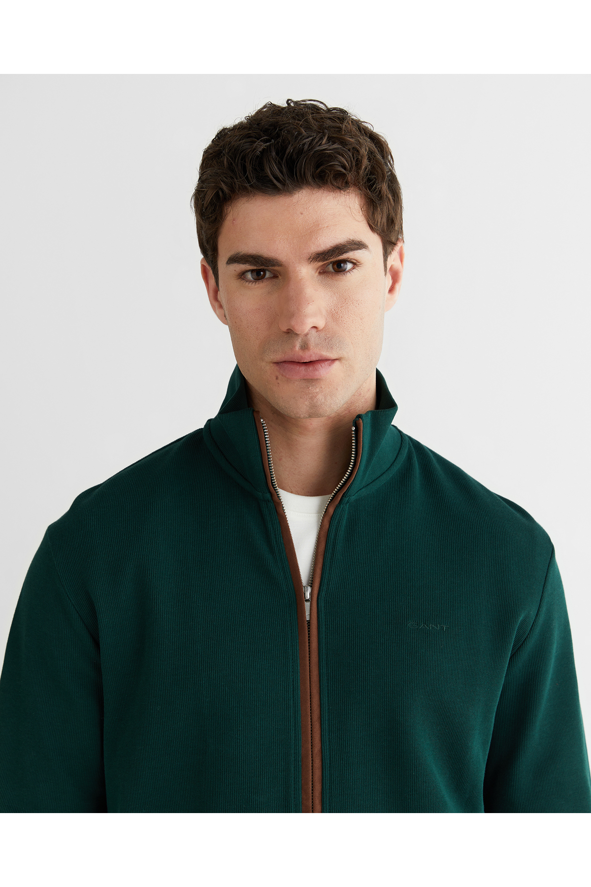 Gant Erkek Yeşil Regular Fit Hırka görsel 4