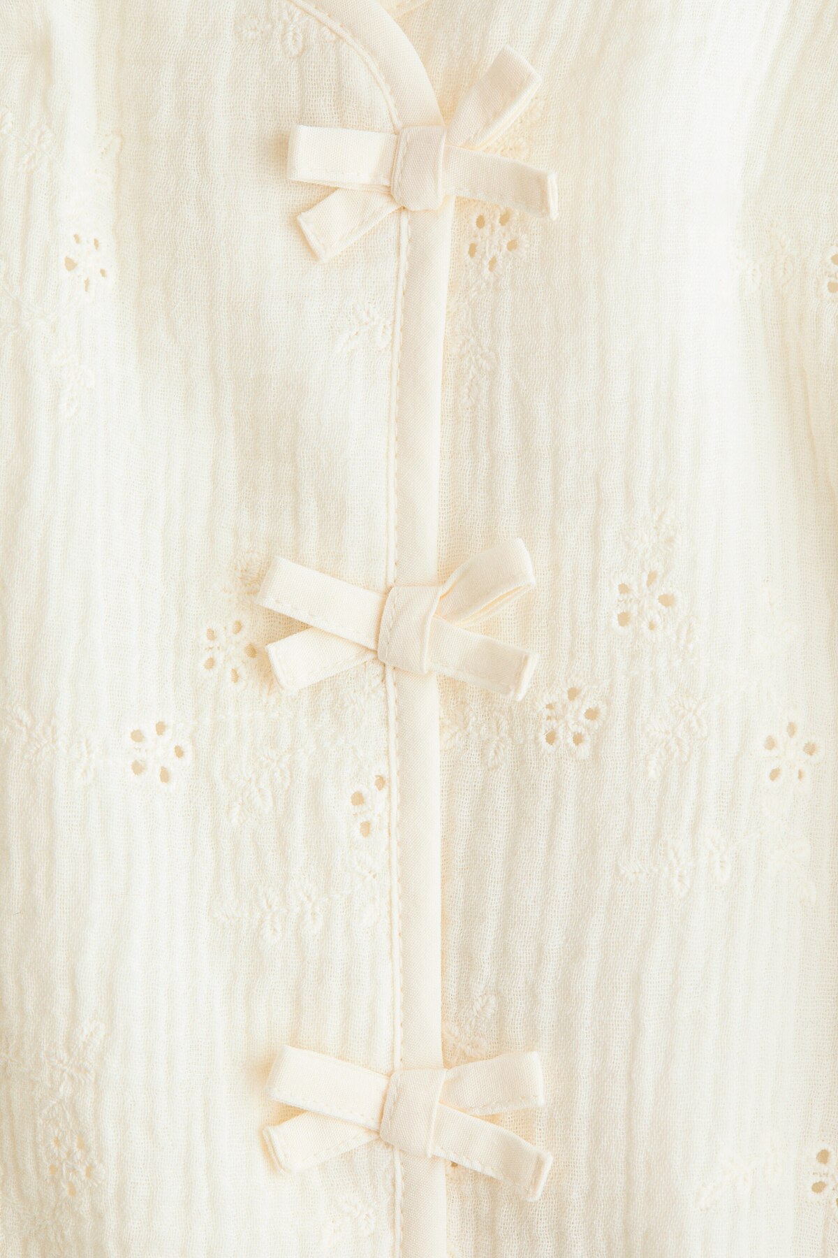 H&M Fiyonk Detaylı Muslin Ceket fotoğrafı 4 (önizleme)