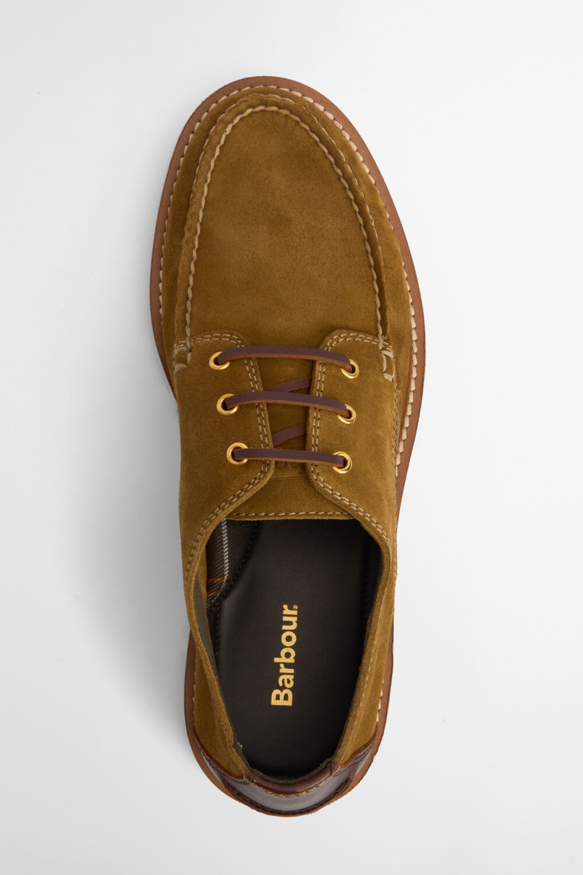 کفش اسنیکر Barbour مردانه چرم اصل | باربور MFO0823-0433 - تصویر 4