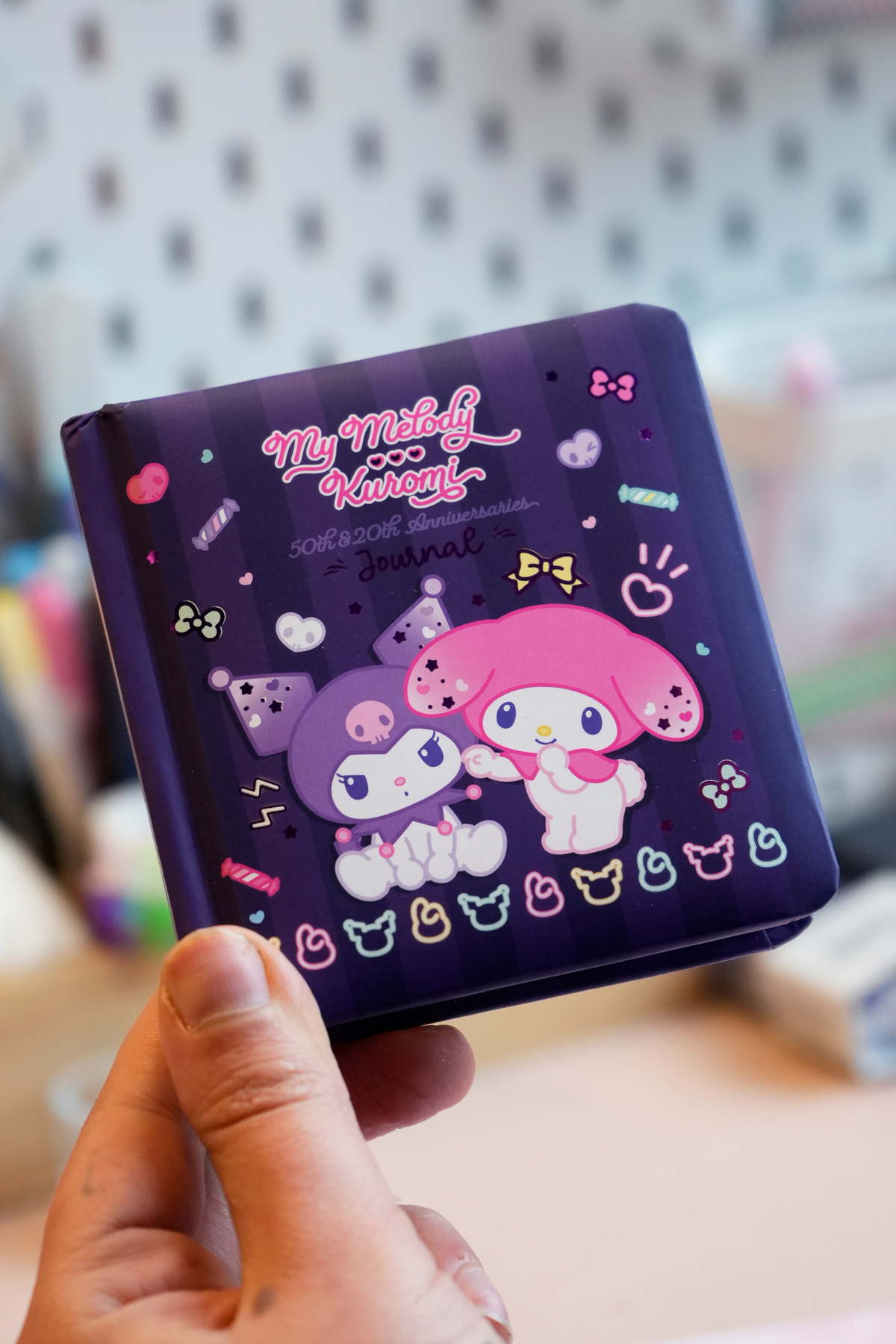 Victoria's Journals My Melody ve Kuromi Mini Square Journal 9x9 cm