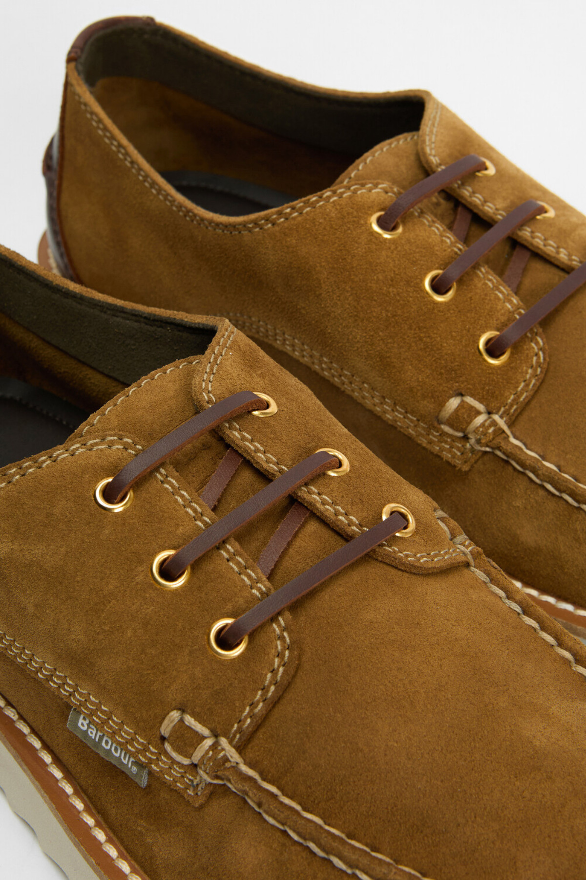 کفش اسنیکر Barbour مردانه چرم اصل | باربور MFO0823-0433 - تصویر 3