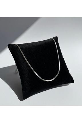 Silver Hunters İtalyan Yılan Model Gümüş Zincir 925 Ayar Gümüş Snake Chain