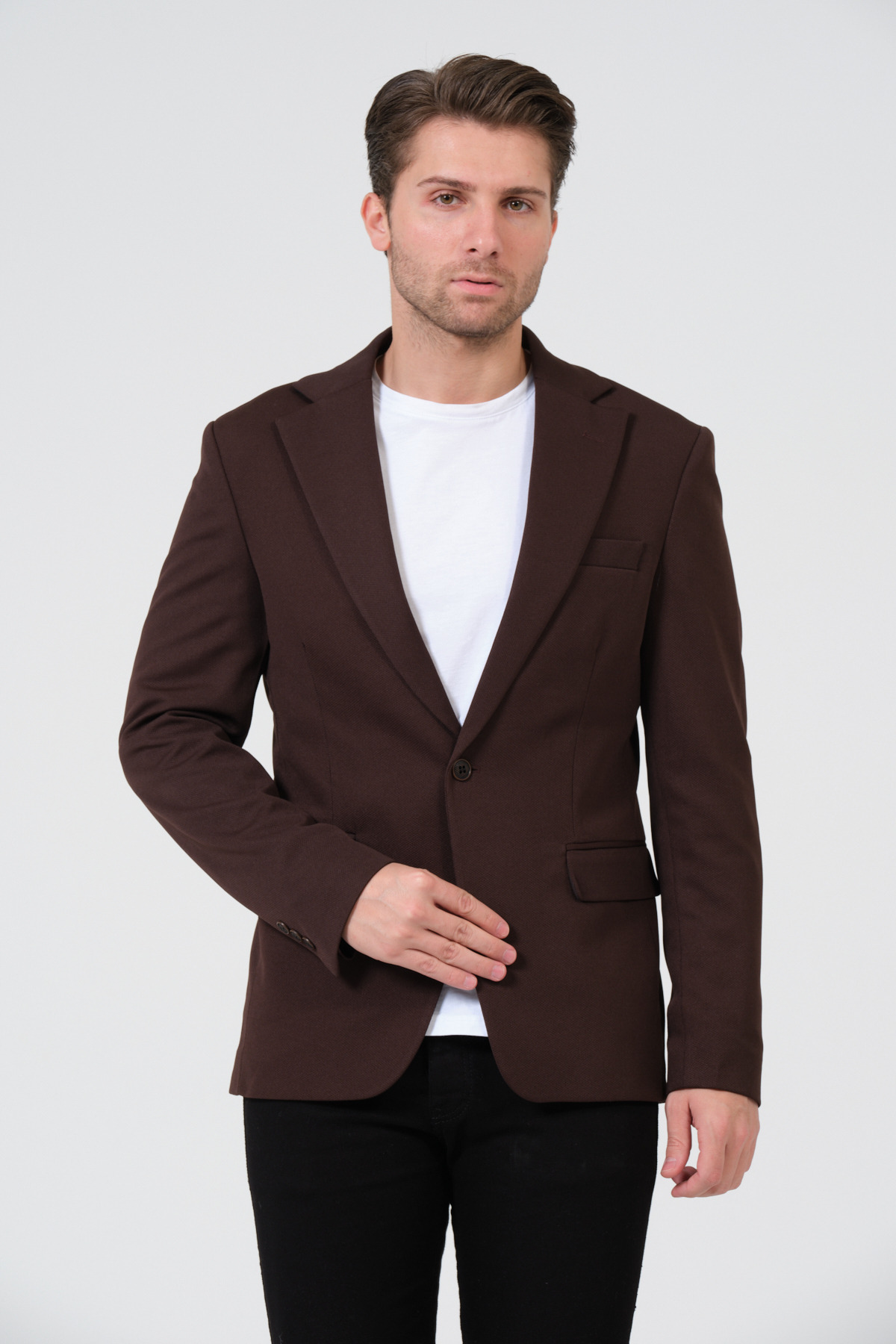 VALUE FASHION  Erkek Ceket, Slim Fit, Astarlı Spor Şık Ceket - Görsel 5