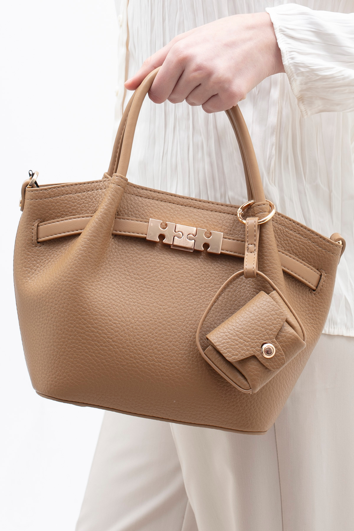 WOMEN 'S SLEEVE BAG CAMEL BYN2458