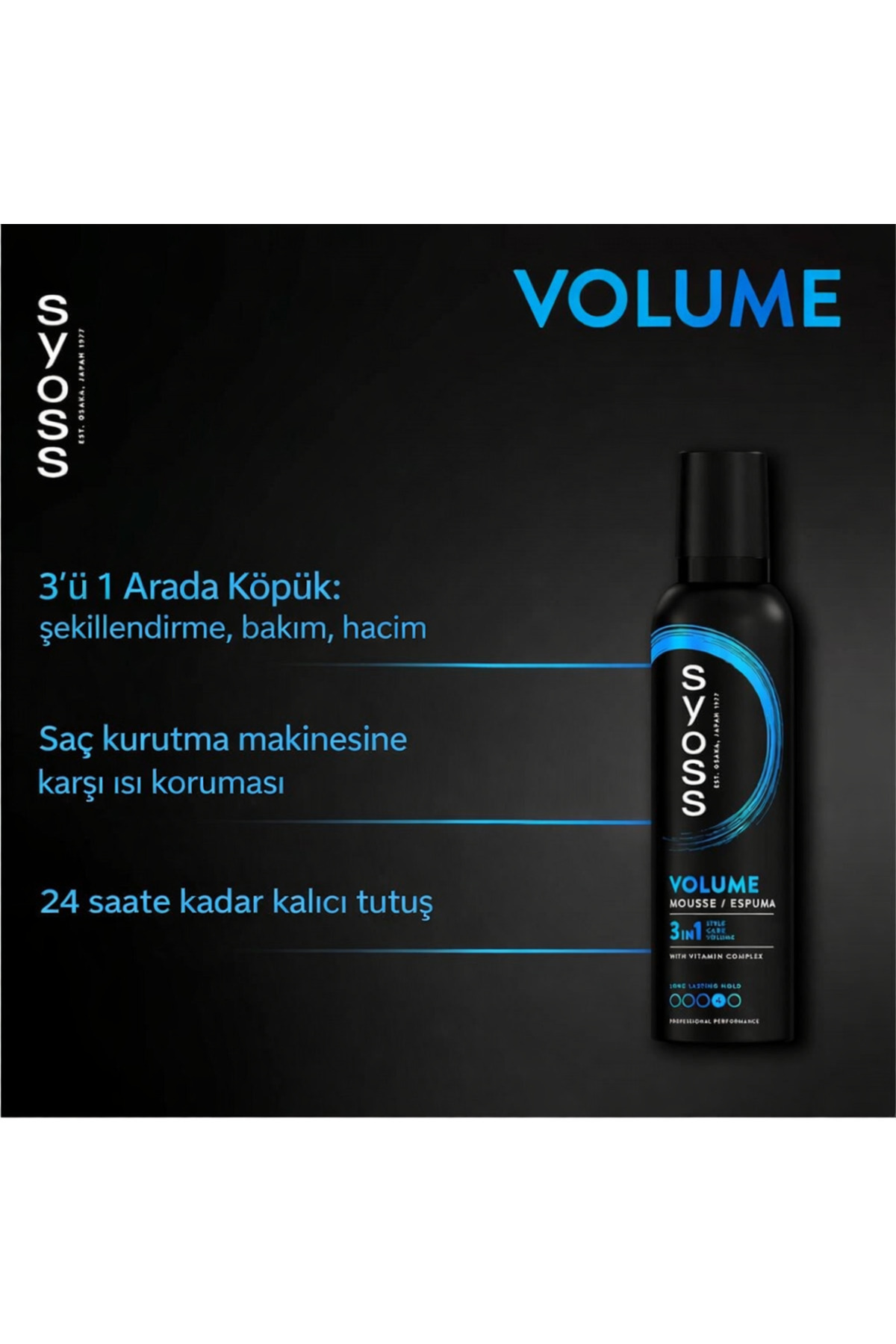 Volume Mousse - Hacim Veren Saç Köpüğü 250 ml — 8410436135054 — تصویر 4 از 4