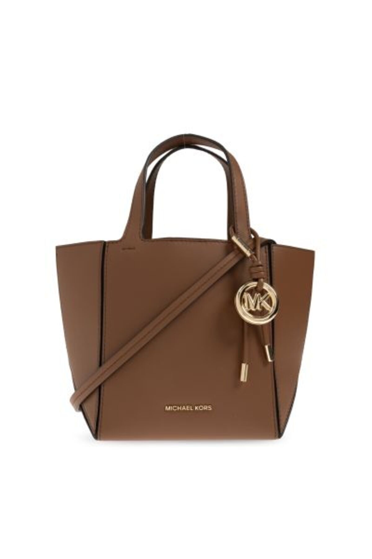 Michael Kors JORDI KÜÇÜK TOTE BAG TABA KADIN DERİ OMUZ ÇANTASI