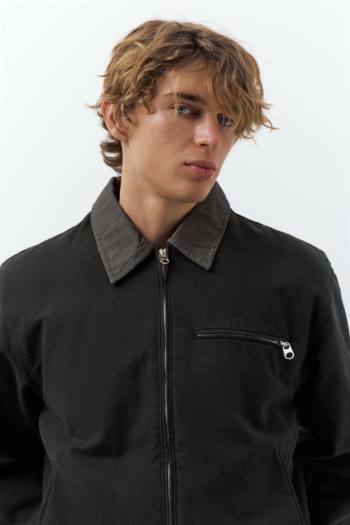 Pull & Bear  Kontrast yakalı ceket - Görsel 6