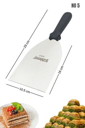 SRMesser 1881 Profosyonel Kullanım N05 Spatula Pasta Tatlı Kaldırıcı, Baklava...