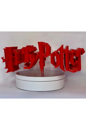 MARVİN CAT TETRA'S 3D Baskı Harry Potter Yazı Dekoru – Masa / Raf İçin Dekora...