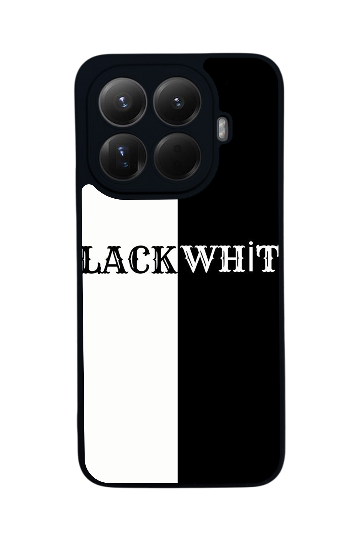 Mi 15 T Pro 5G Compatible Printed, Matt Black,Soft Silicone, Protective,Shock Absorbing Cover,Case