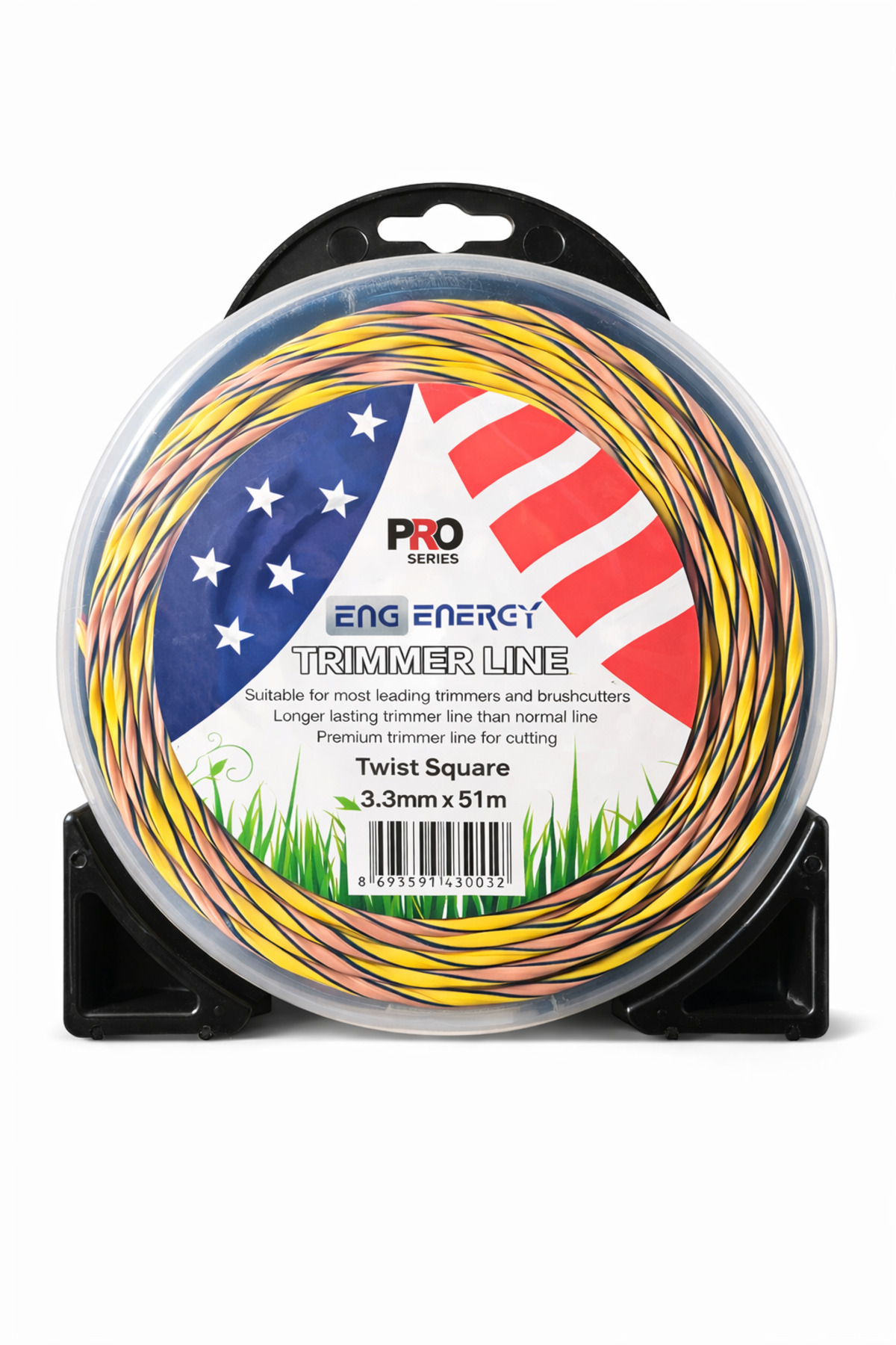 Energy Pro Series 3.3 mm 51 m Twist Square Profesyonel Tırpan