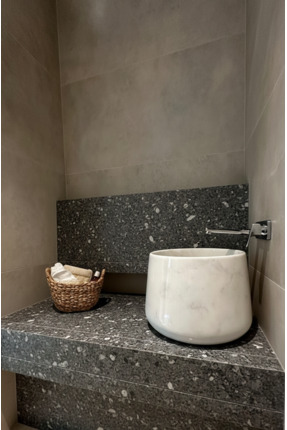 mermer home dekorasyon HAMAM KURNASI BEYAZ MERMER ÇANAK MODEL