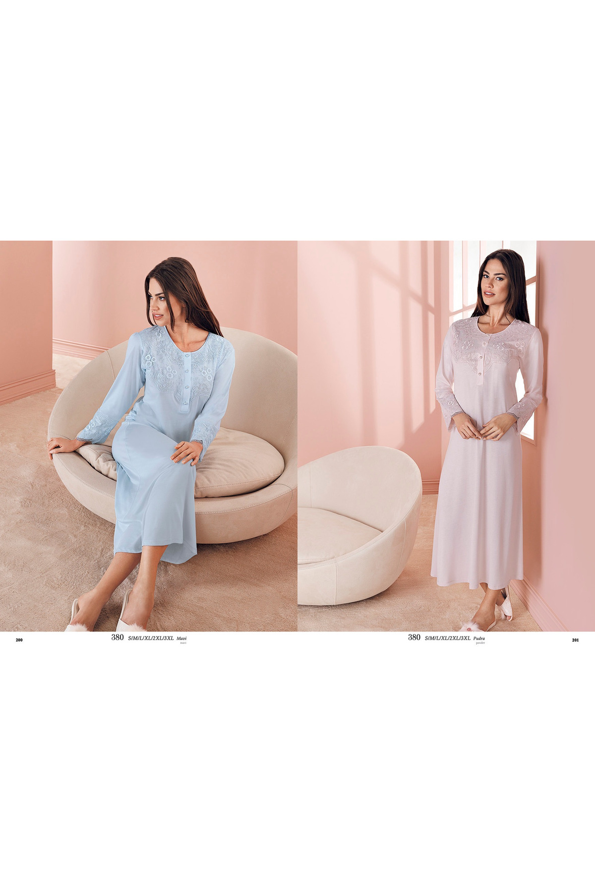 Espuar 380 Pamuklu Rahat Lohusa Tek Uzun Gecelik