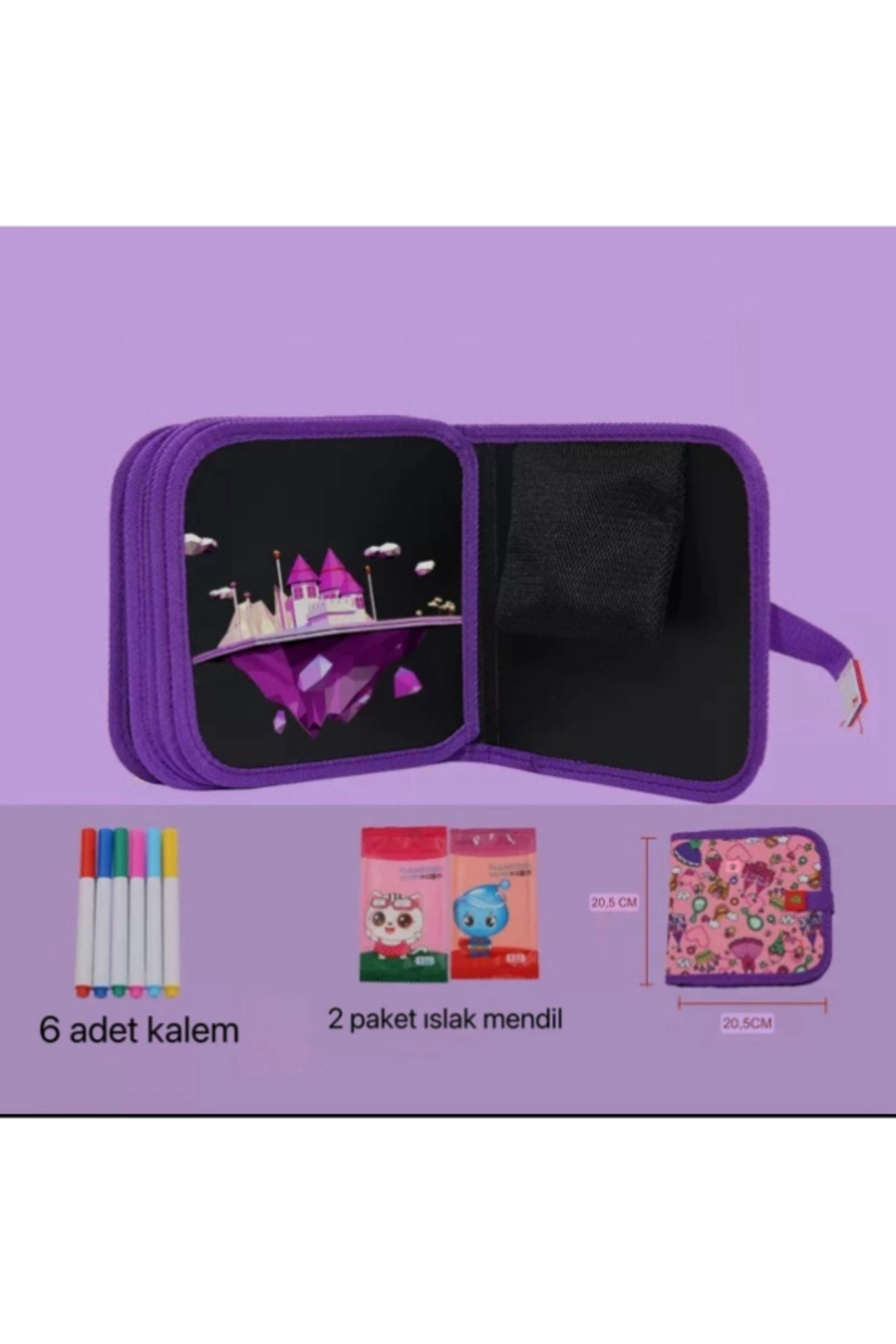 TTT Temizlenebilir Renkli Çizim Defteri fotoğrafı 4 (önizleme)