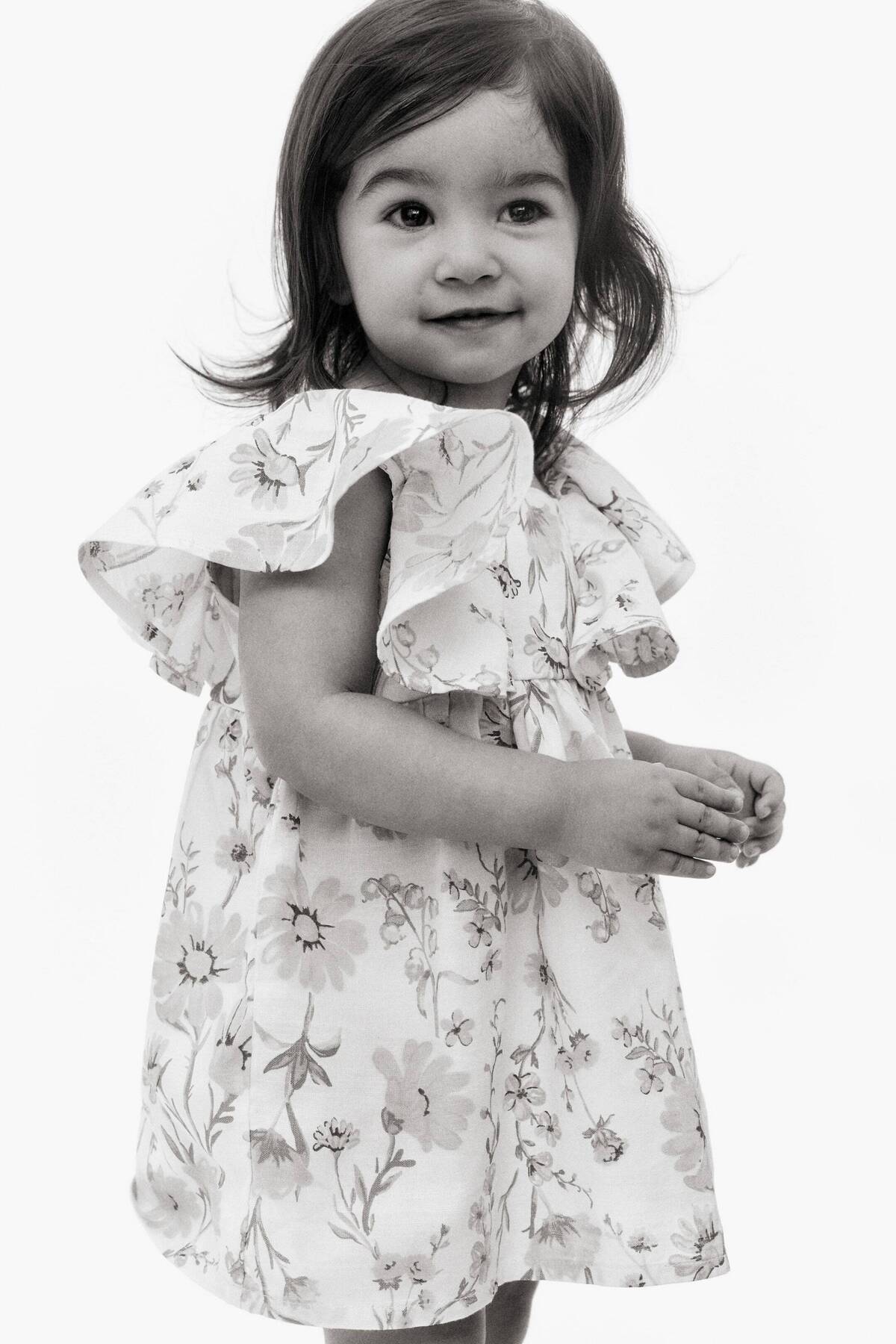 H&M Farbalalı Elbise fotoğrafı 3 (önizleme)