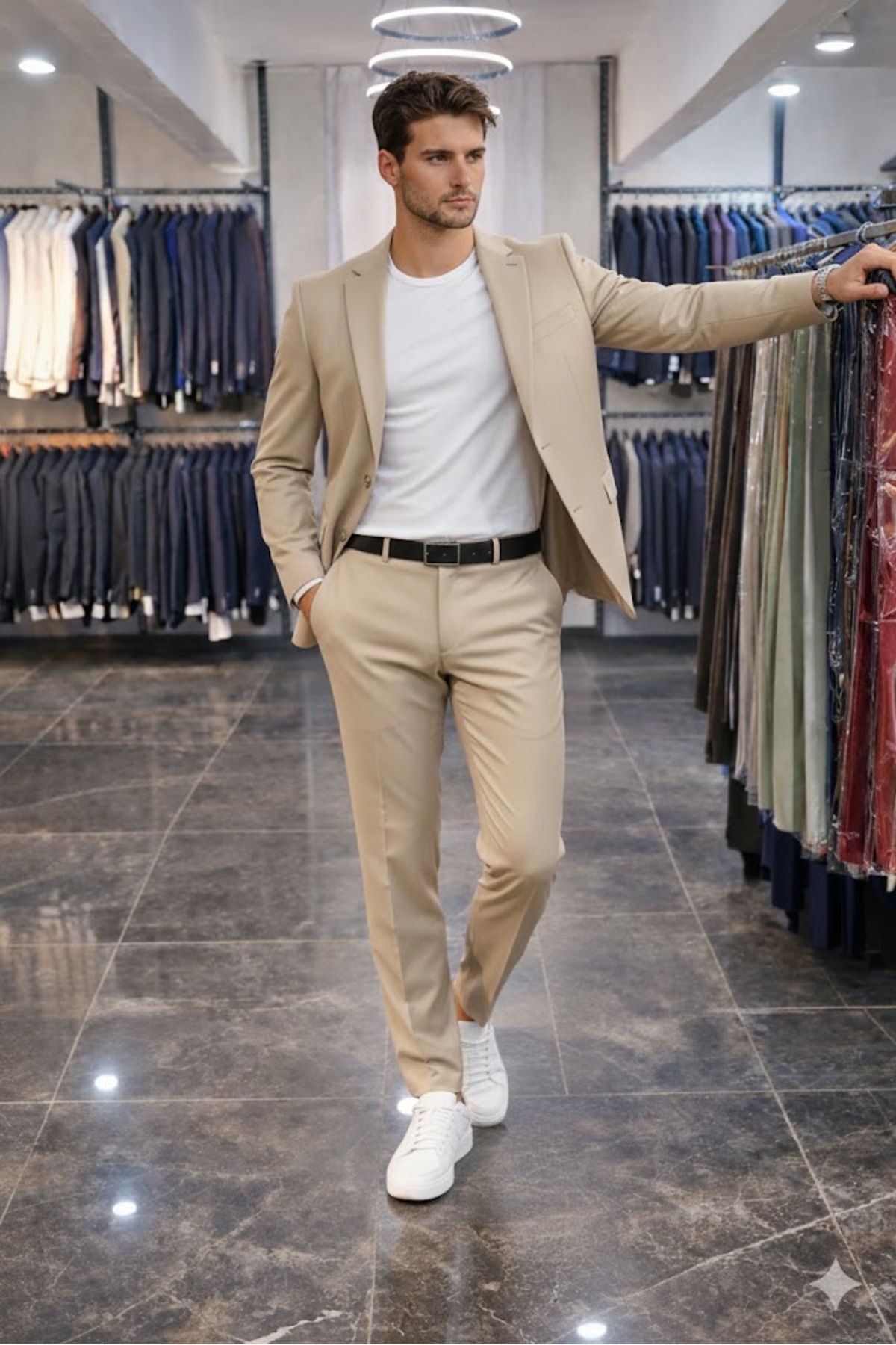 REMA STİL  İtalyan Kesim Spor Takım Elbise - Görsel 2