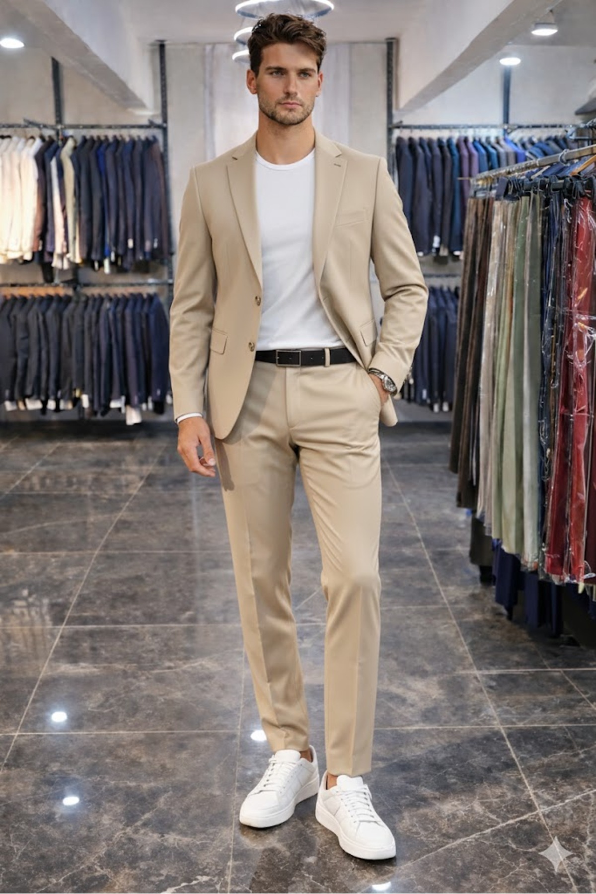 REMA STİL  İtalyan Kesim Spor Takım Elbise