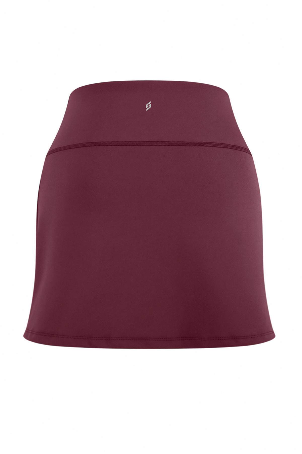 Trendyolmilla  Mürdüm Dalgıç/Scuba Şort Etek Şort & Bermuda THMSS23SR00013 - Görsel 8