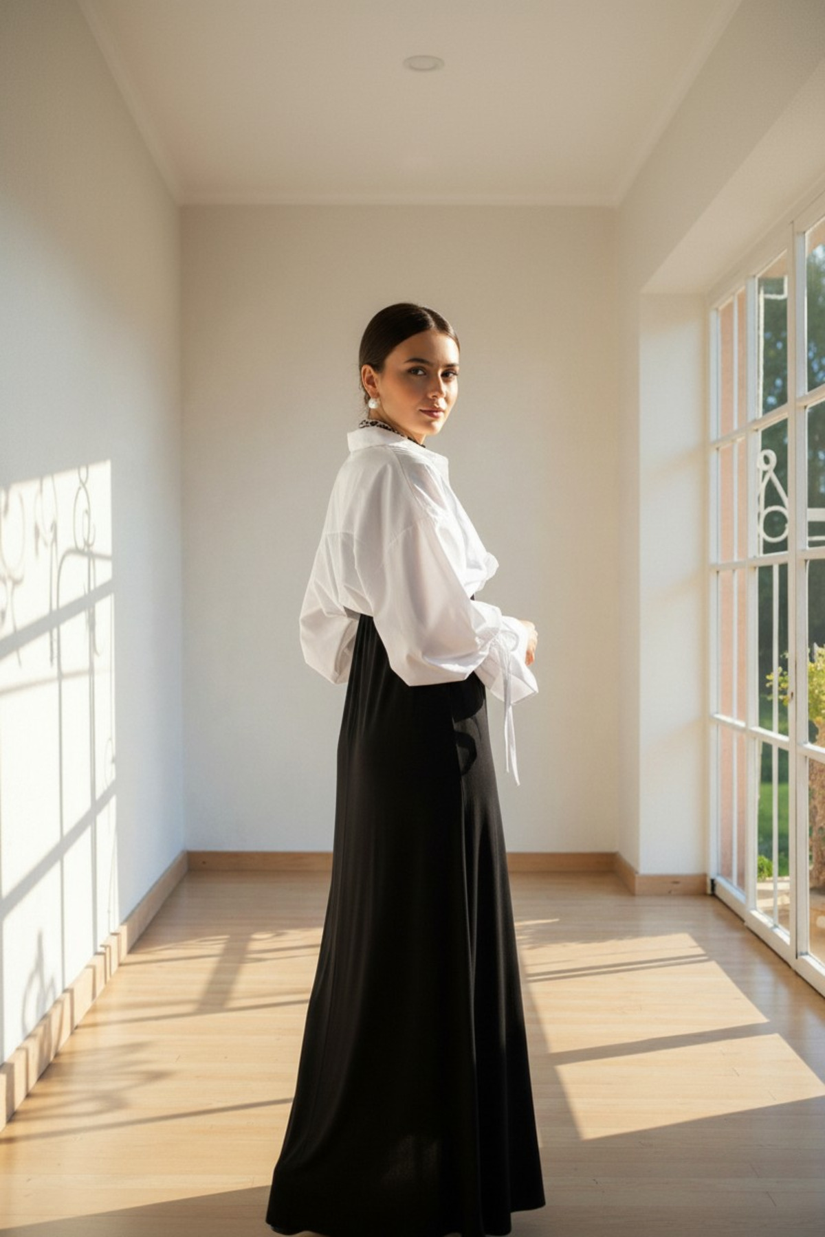 ENDAMIM  Yarım Yaka Kolsuz Rahat Kalıp Esnek Penye Kumaş Elbise Astar / Içlik - Görsel 7