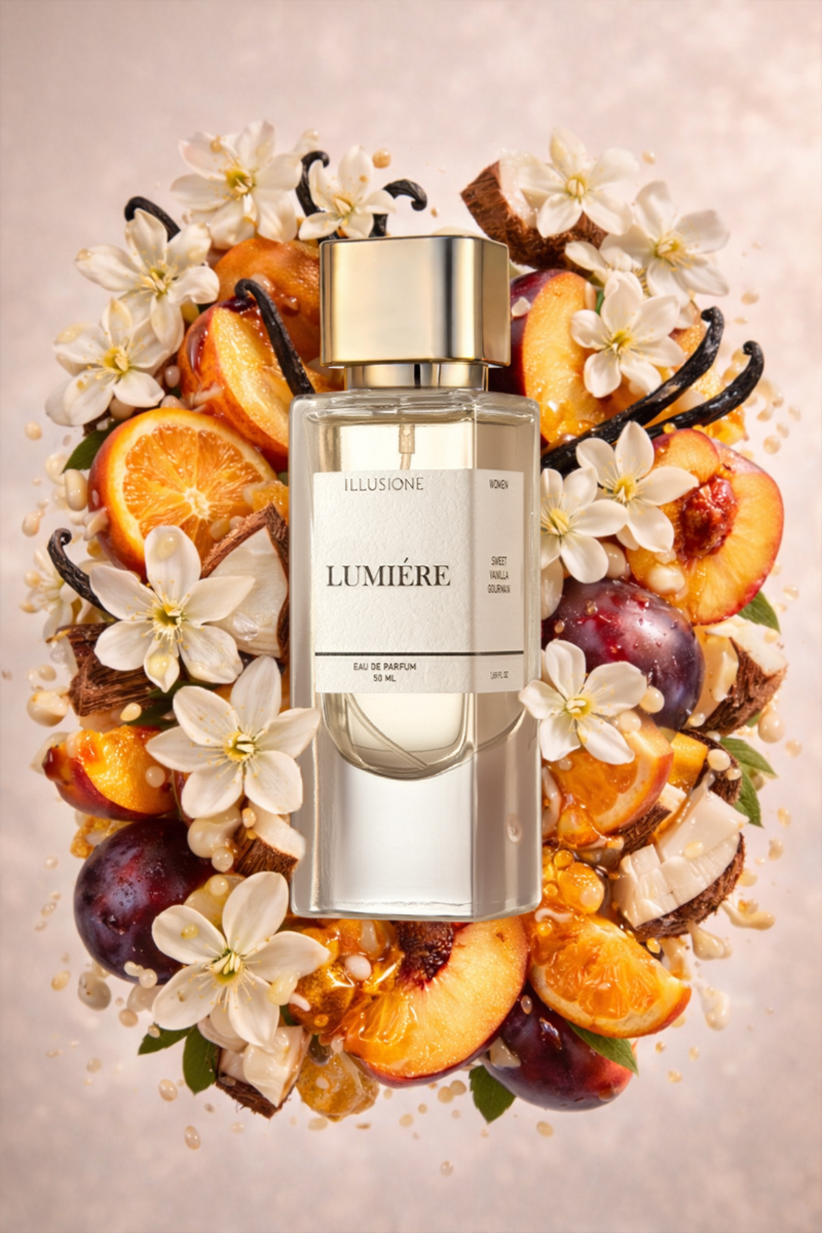 Lumiére Edp Kadın Parfüm 50ml | Tatlı - Vanilya - Gurme | Narenciye, Müge, Orkide, Misk — IPW006 — تصویر 4 از 9