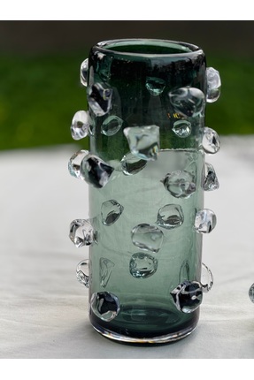 zepce design Yeşil Cam Vazo